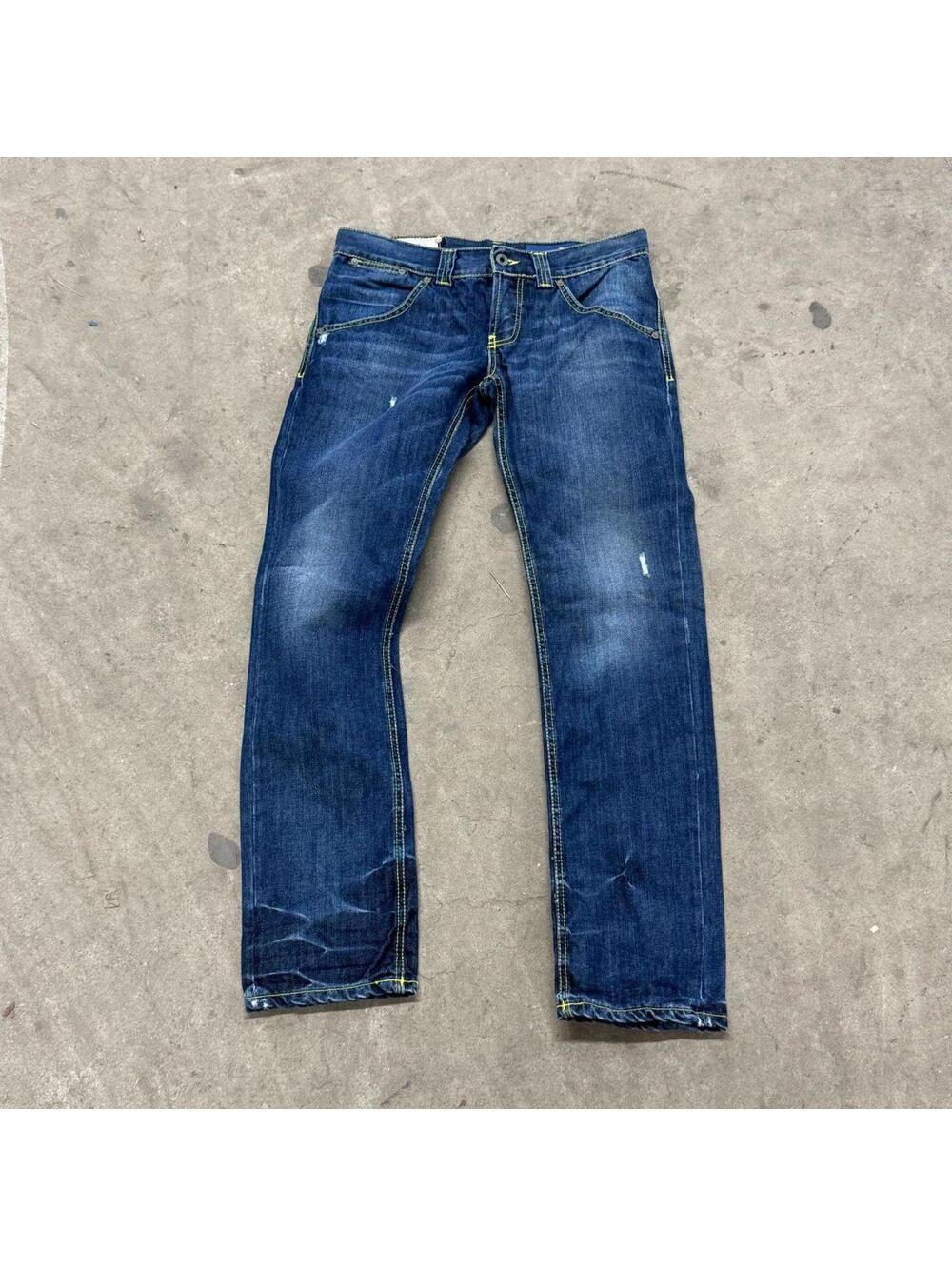 Y2K Vintage Dondup Italian Low-Rise Button-Fly Jeans